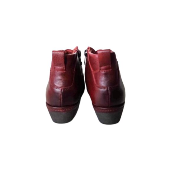 Rockport burgundy Cobb Hill Devyn Chukka ankle boots - Picture 5 of 13